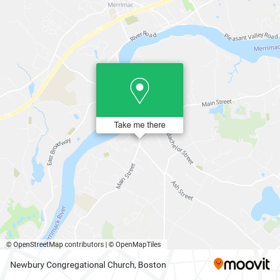 Newbury Congregational Church map