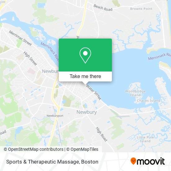 Sports & Therapeutic Massage map