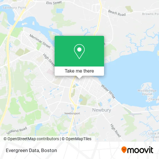 Mapa de Evergreen Data