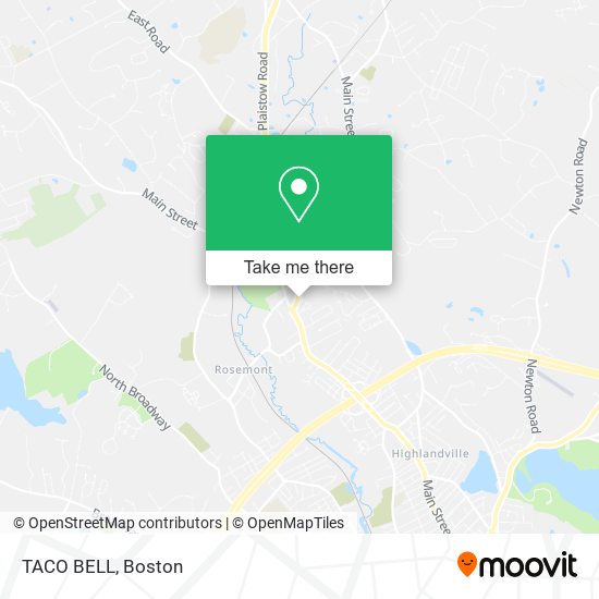 TACO BELL map