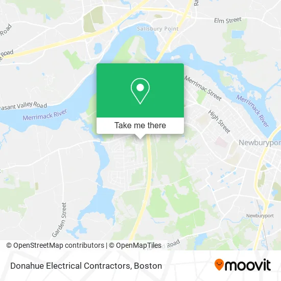 Mapa de Donahue Electrical Contractors