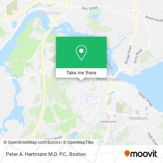 Mapa de Peter A. Hartmann M.D. P.C.