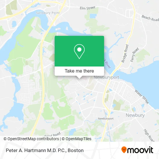 Mapa de Peter A. Hartmann M.D. P.C.