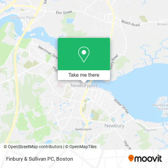 Mapa de Finbury & Sullivan PC