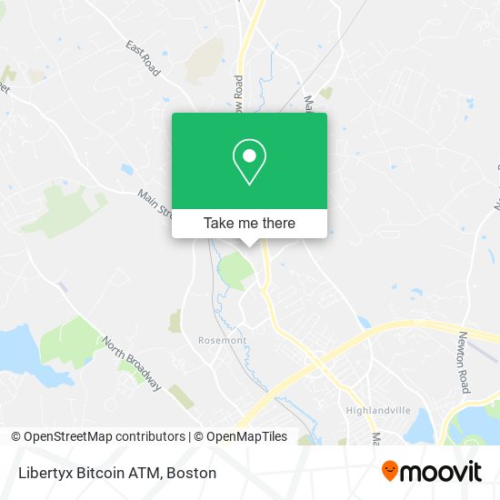 Mapa de Libertyx Bitcoin ATM