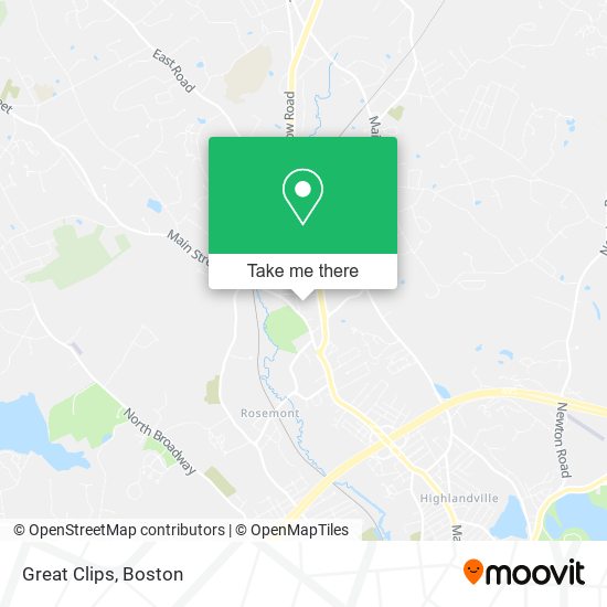 Mapa de Great Clips