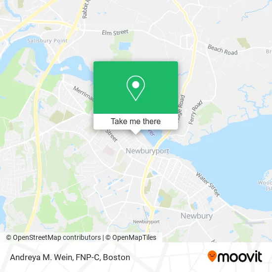 Mapa de Andreya M. Wein, FNP-C