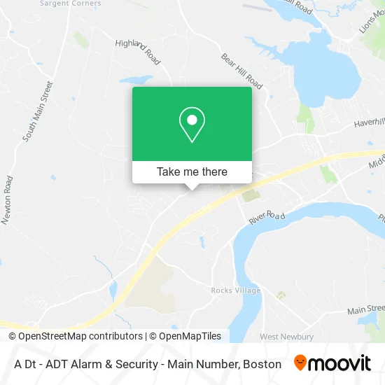 A Dt - ADT Alarm & Security - Main Number map