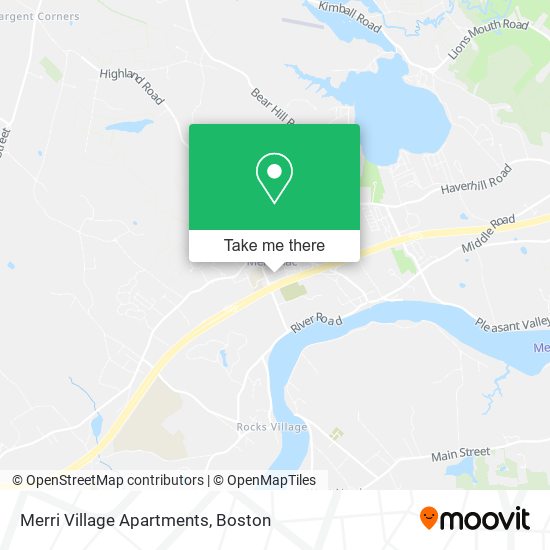 Merri Village Apartments map