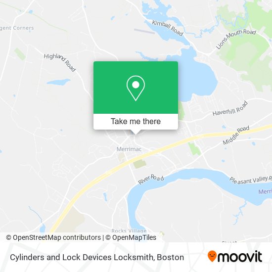 Cylinders and Lock Devices Locksmith map
