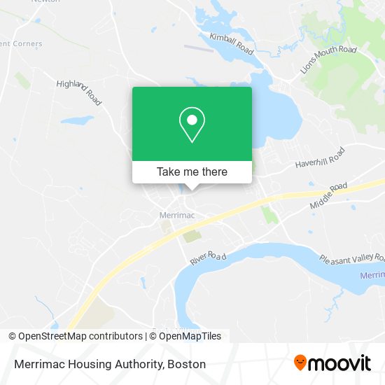 Mapa de Merrimac Housing Authority