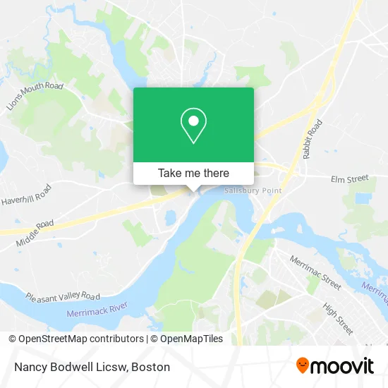 Mapa de Nancy Bodwell Licsw