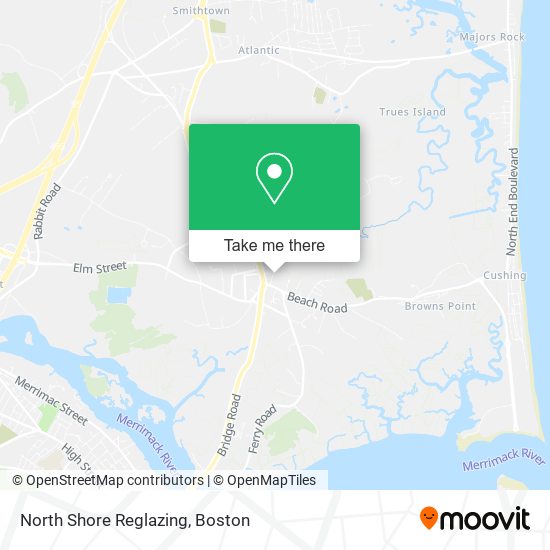 North Shore Reglazing map