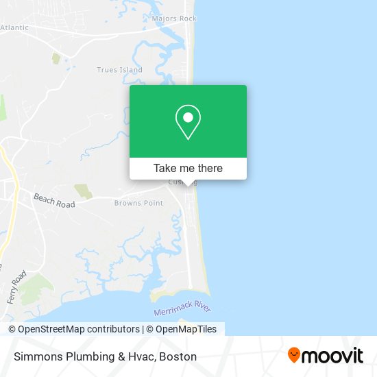 Simmons Plumbing & Hvac map