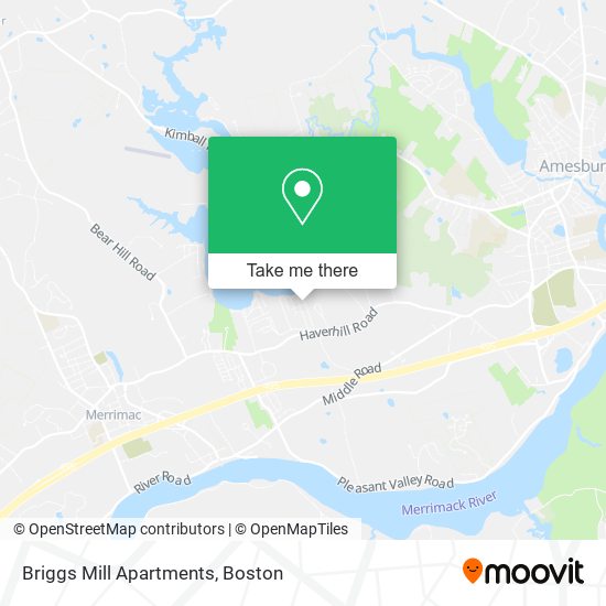 Briggs Mill Apartments map