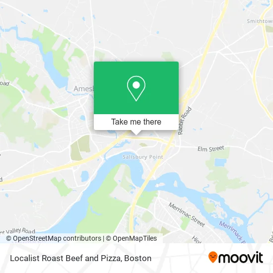 Mapa de Localist Roast Beef and Pizza