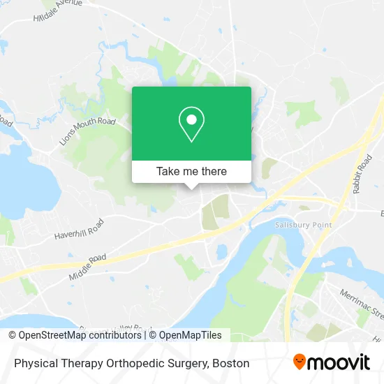 Physical Therapy Orthopedic Surgery map