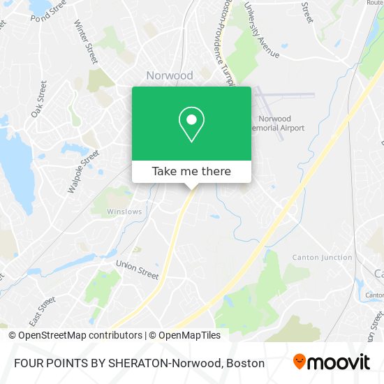 Mapa de FOUR POINTS BY SHERATON-Norwood