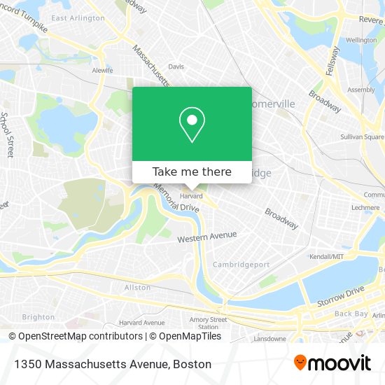 Mapa de 1350 Massachusetts Avenue