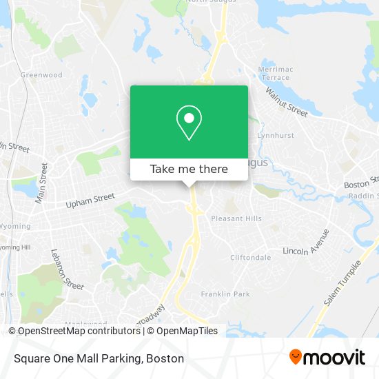 Mapa de Square One Mall Parking