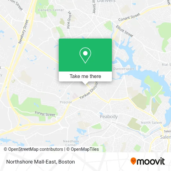Northshore Mall-East map