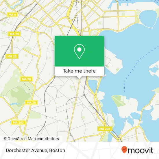 Mapa de Dorchester Avenue