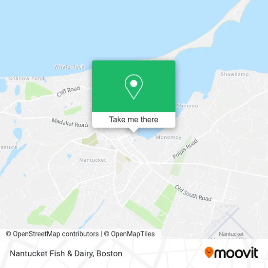 Nantucket Fish & Dairy map