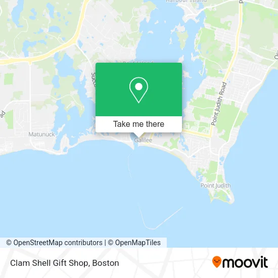 Clam Shell Gift Shop map