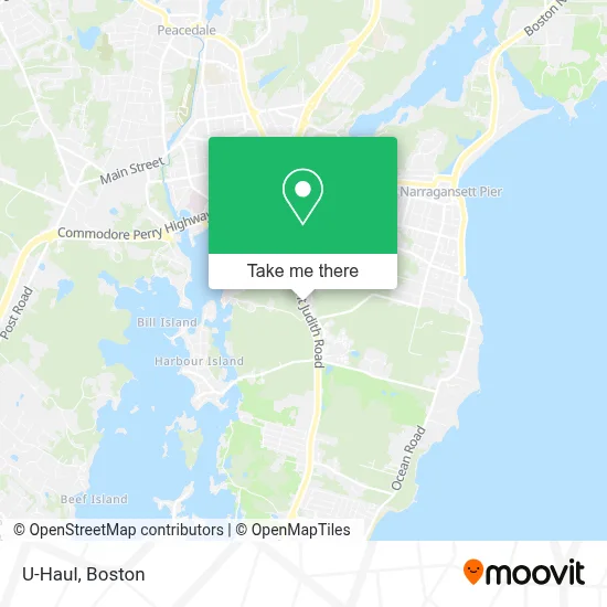 U-Haul map