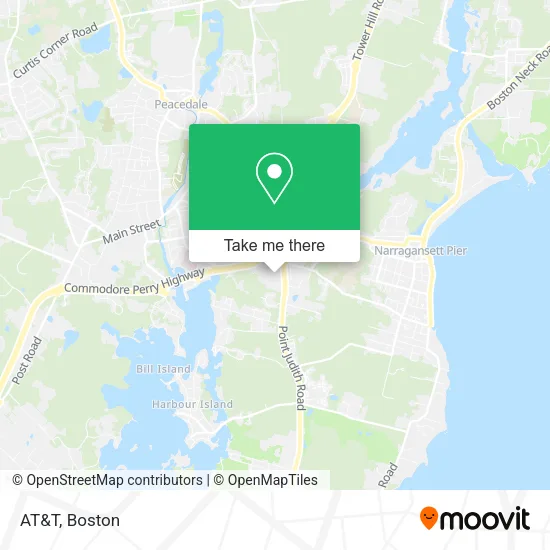 Mapa de AT&T