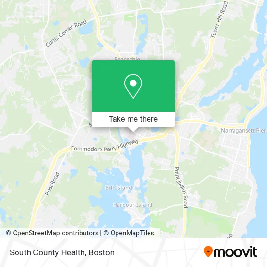 South County Health map