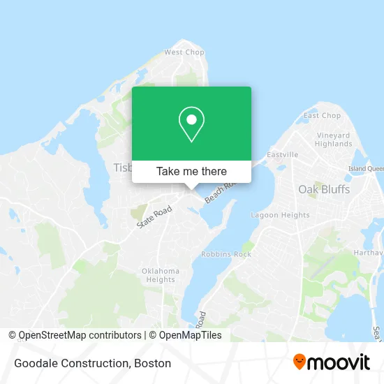 Goodale Construction map