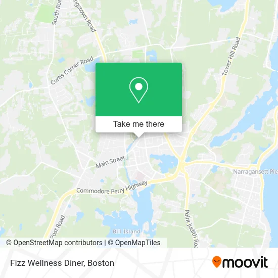 Fizz Wellness Diner map