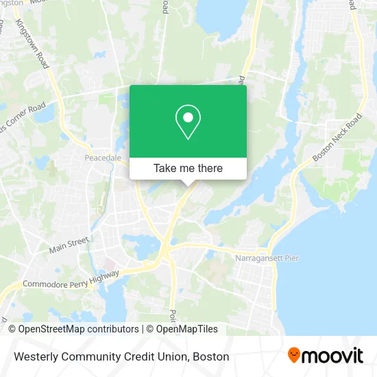 Westerly Community Credit Union map