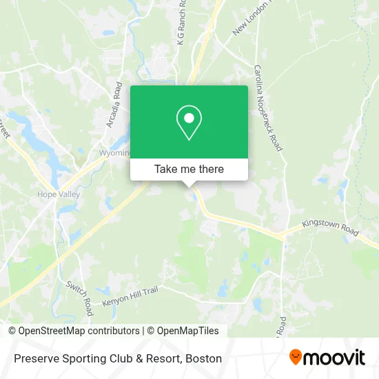 Preserve Sporting Club & Resort map