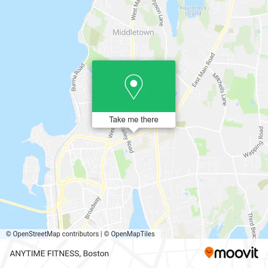 ANYTIME FITNESS map