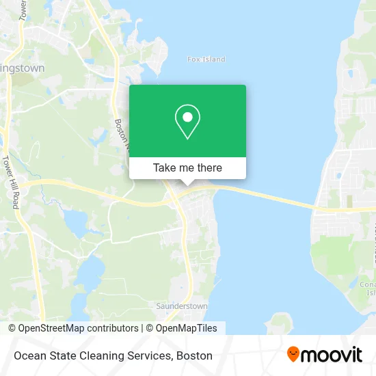 Ocean State Cleaning Services map
