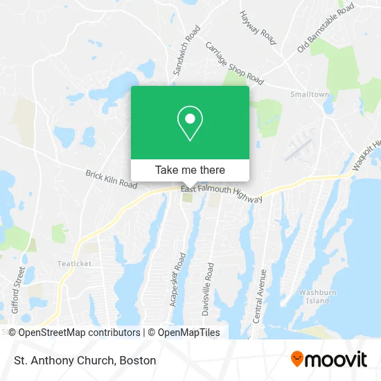 St. Anthony Church map