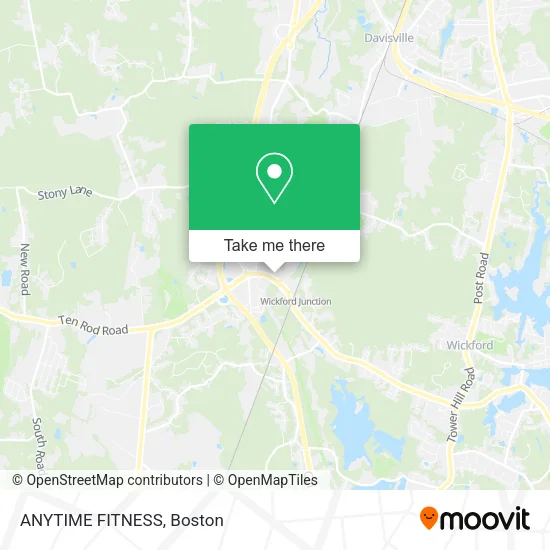 Mapa de ANYTIME FITNESS