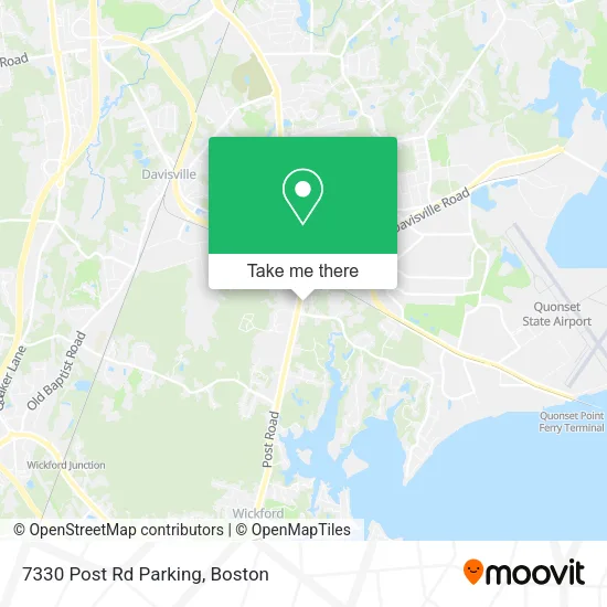 7330 Post Rd Parking map