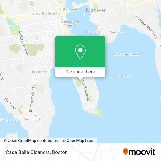 Casa Bella Cleaners map