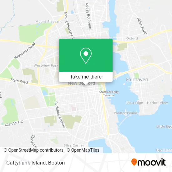 Cuttyhunk Island map