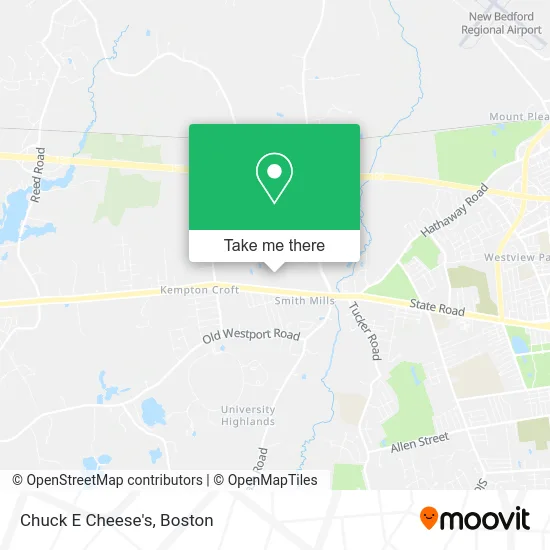 Chuck E Cheese's map