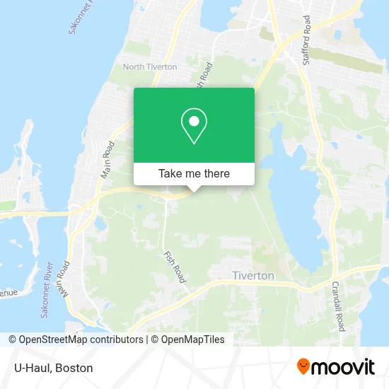 U-Haul map