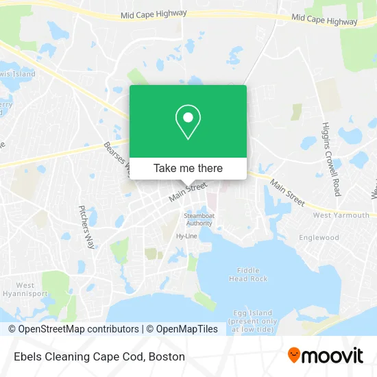 Mapa de Ebels Cleaning Cape Cod