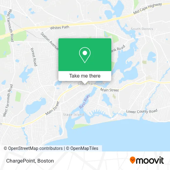 Mapa de ChargePoint