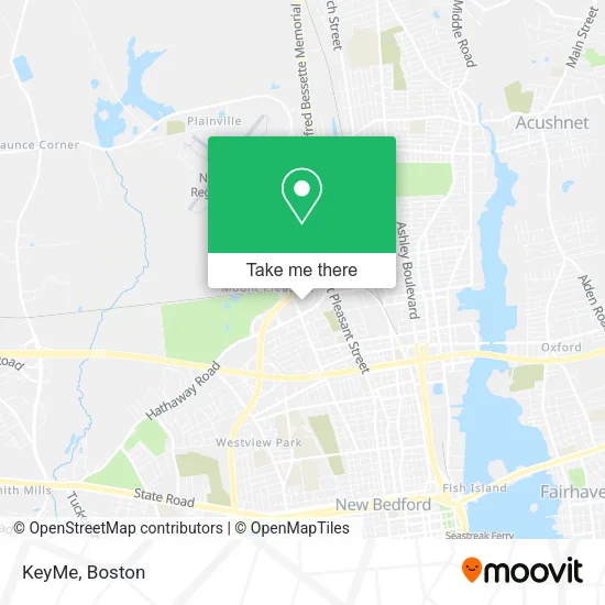 KeyMe map