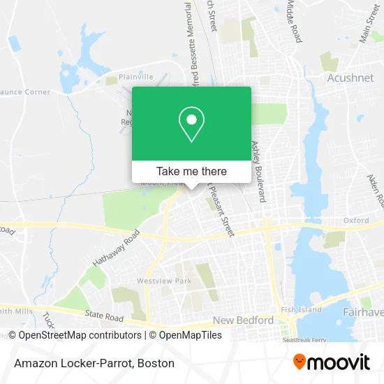 Amazon Locker-Parrot map