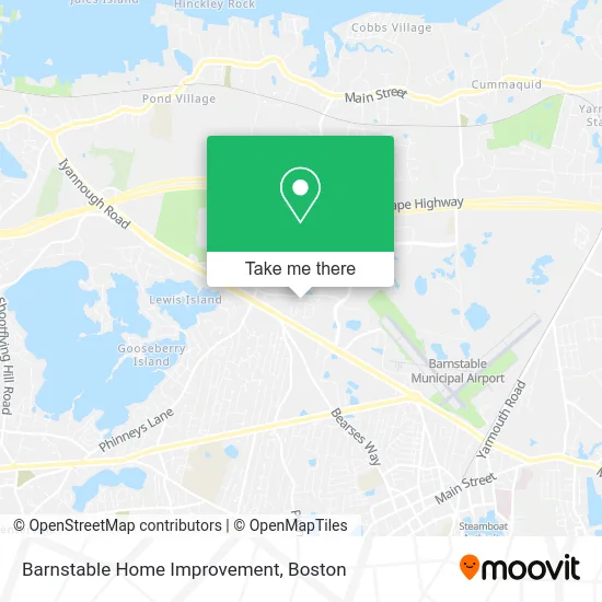 Barnstable Home Improvement map