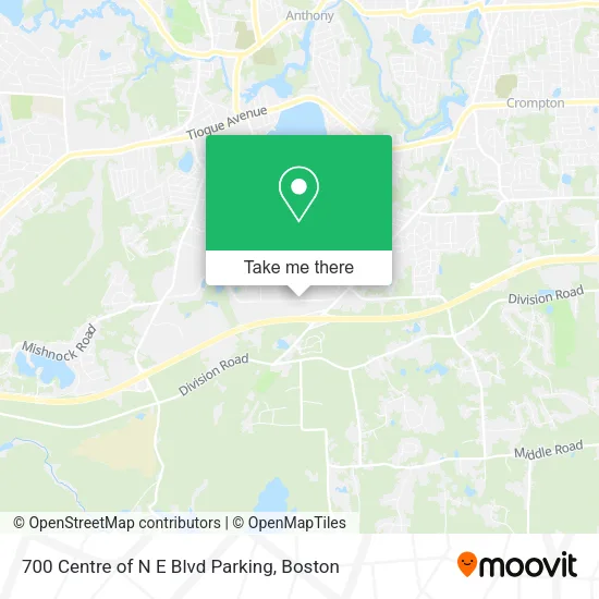 700 Centre of N E Blvd Parking map